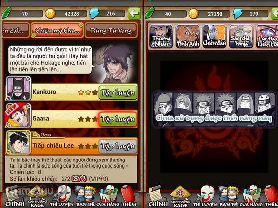 Tai game ninja mobile